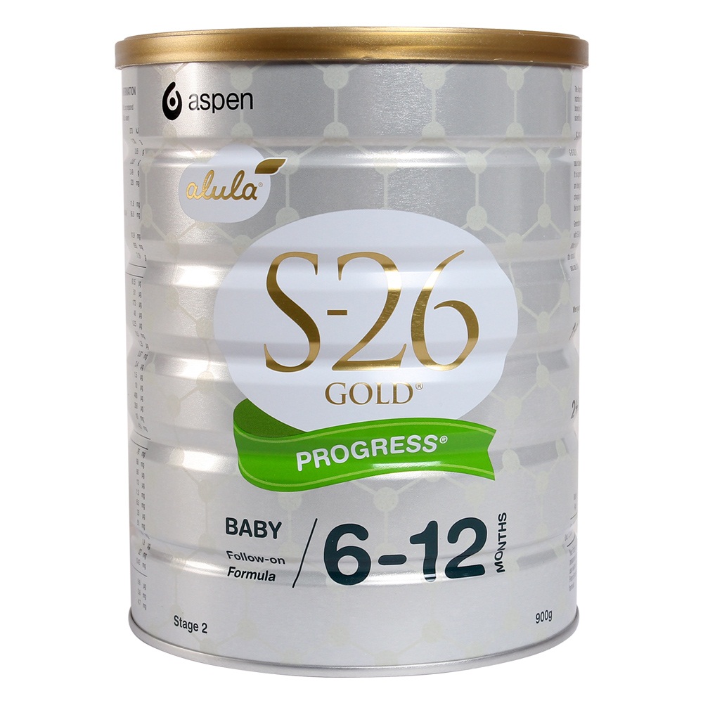 Sữa bột S26 số 2 Gold Progress 900g cho bé 6M-12M