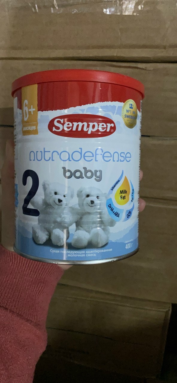 Sữa Semper Nutradefense Baby Số 2 Nga, 400g