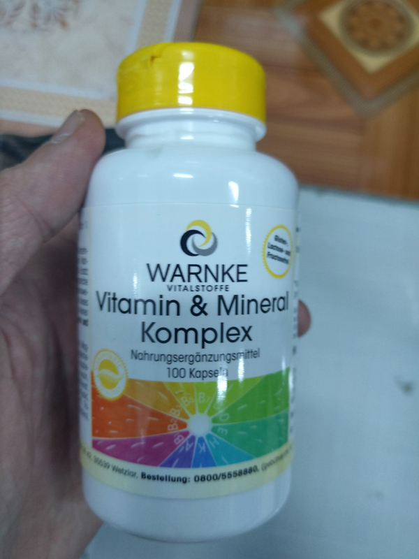 Vitamin tổng hợp Komplex Đức 100v (ngày 1v sau ăn)