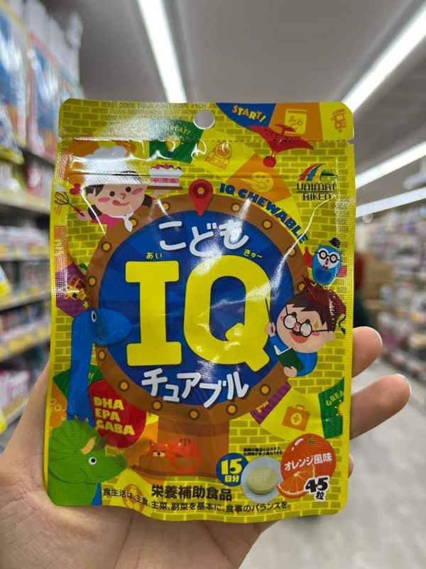 Kẹo tăng IQ cho trẻ >3 tuổi ngày 3 viên - Nhật (2 gói)