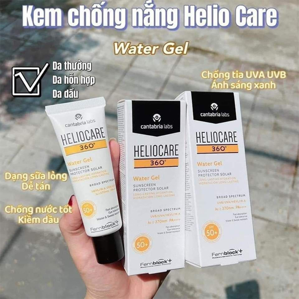 Gel chống nắng Helio Care 50ml - TBN
