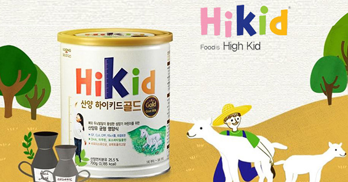 Nancy Shop khuyến mãi sốc Sữa dê Hikid nhập khẩu Hàn Quốc
